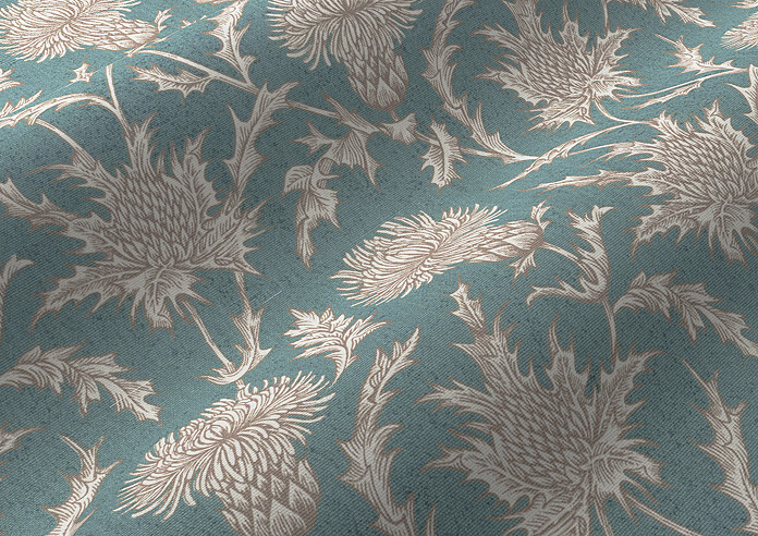 Carlina, Teal - Roman Blind - Image 4